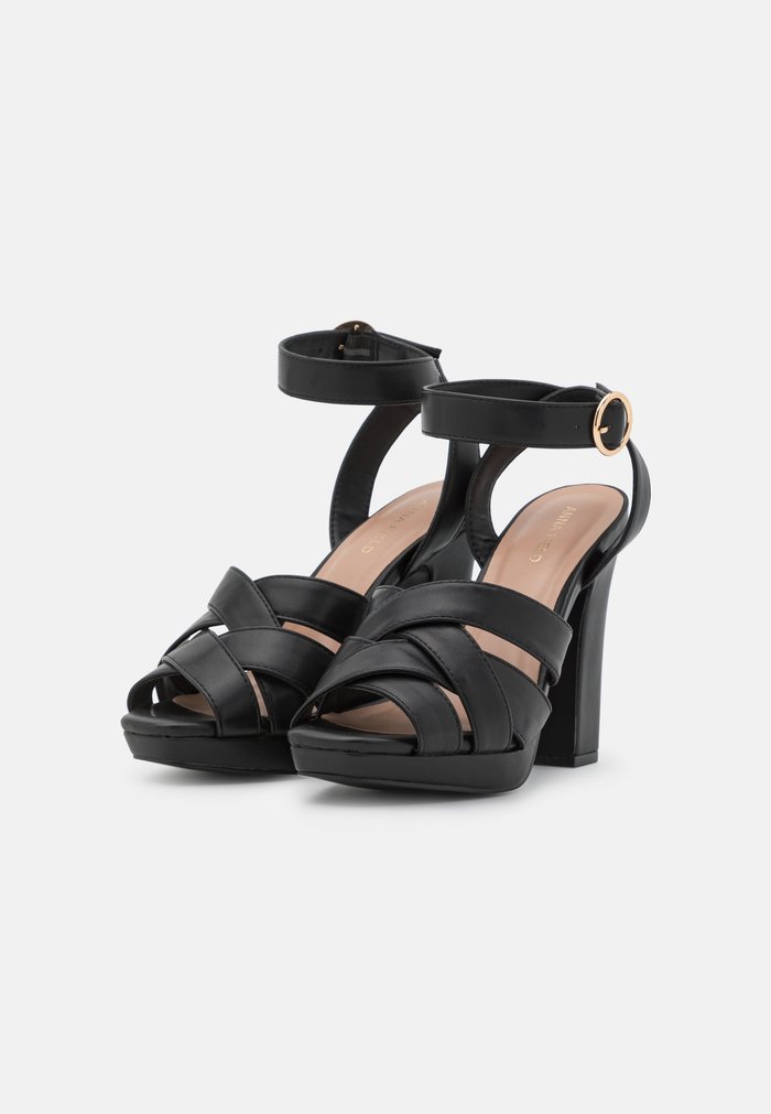 Sandales Anna Field High Noir Femme | IDF-3053232